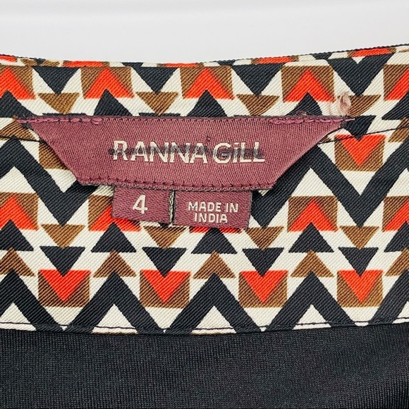 Anthropologie chevron stripped skirt by Ranna Gill‎ - Picture 3 of 13